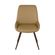 3 Kit 2 Cadeiras Giratorias Aline Rivatti 52 cm -Largura- Estofado em PU Caramelo e Base em Aco Marrom
